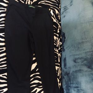 Ralph Lauren high waist cigarette pants.